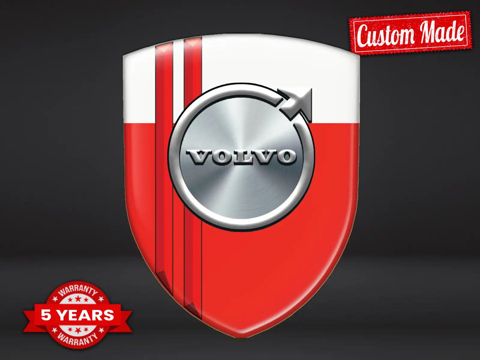 Volvo Emblemas Empresa Coche Universal Alta Calidad Profesional